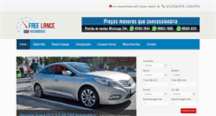 Desktop Screenshot of freelanceautomoveis.com.br