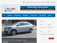 Tablet Screenshot of freelanceautomoveis.com.br